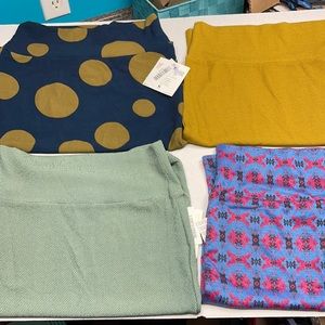 Lot of 4 lularoe S Cassie Skirts NWT